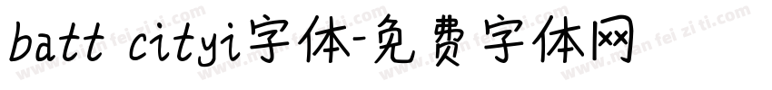 batt cityi字体字体转换